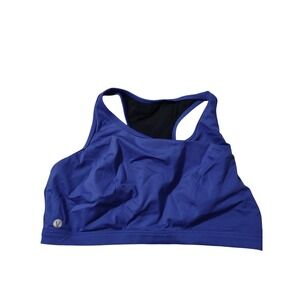 Livi Women's Size S Solid Purple Wire Free Sports Bra 26 Classic Athleisure